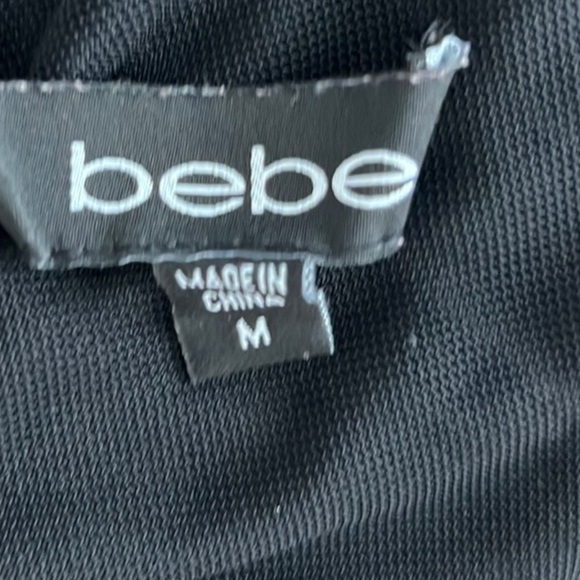 VTG Bebe,Y2K, Little Black Dress, One Shoulder Design, Strappy Back, Stretchy, M - Picture 2 of 14